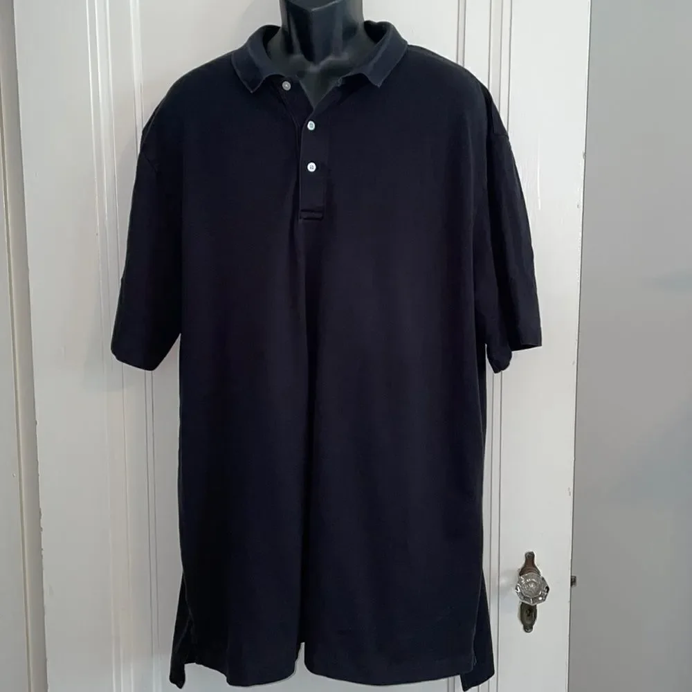 Polo Golf Ralph Lauren black‎ Pima cotton/elastane polo shirt